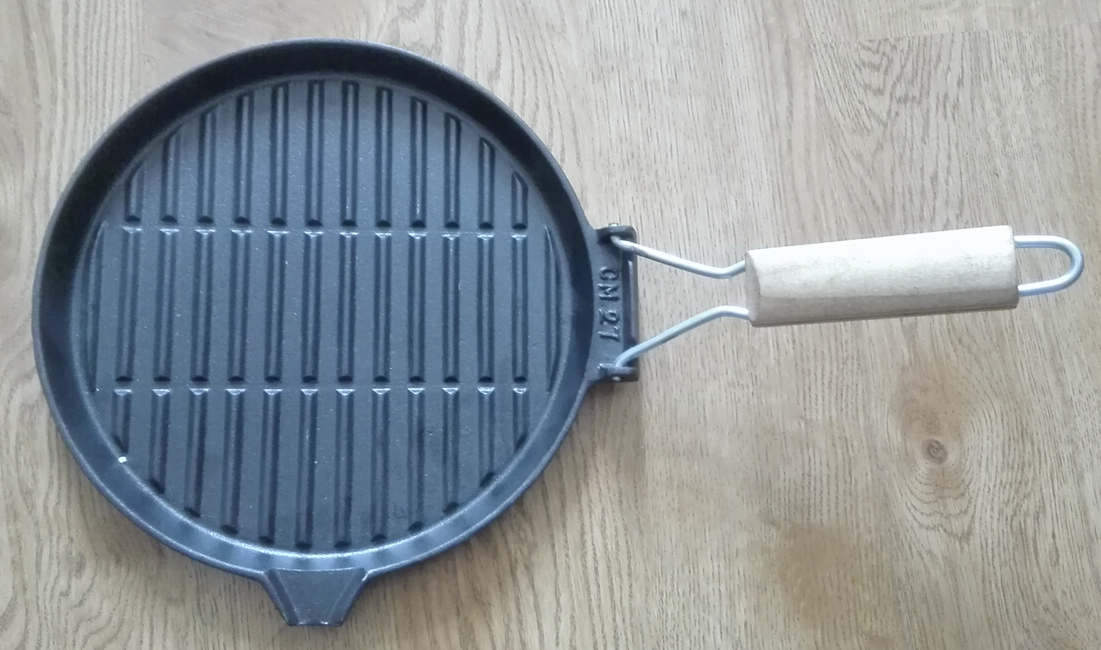 high quality and competitive price cast iron preseasoned skillet