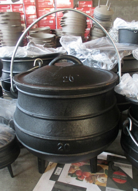 3# Enamel Cast Iron Potjie Pot - China Cast Iron Hot Pot and Cast